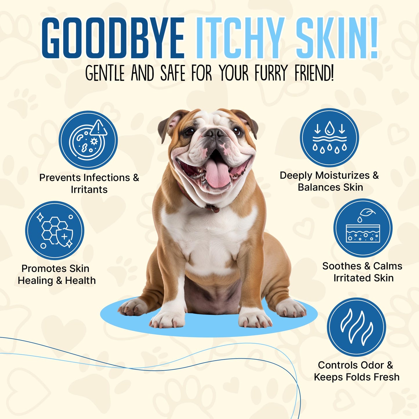Dog Wrinkle Paste – Soothing Cream for Itchy Skin & Hot Spots
