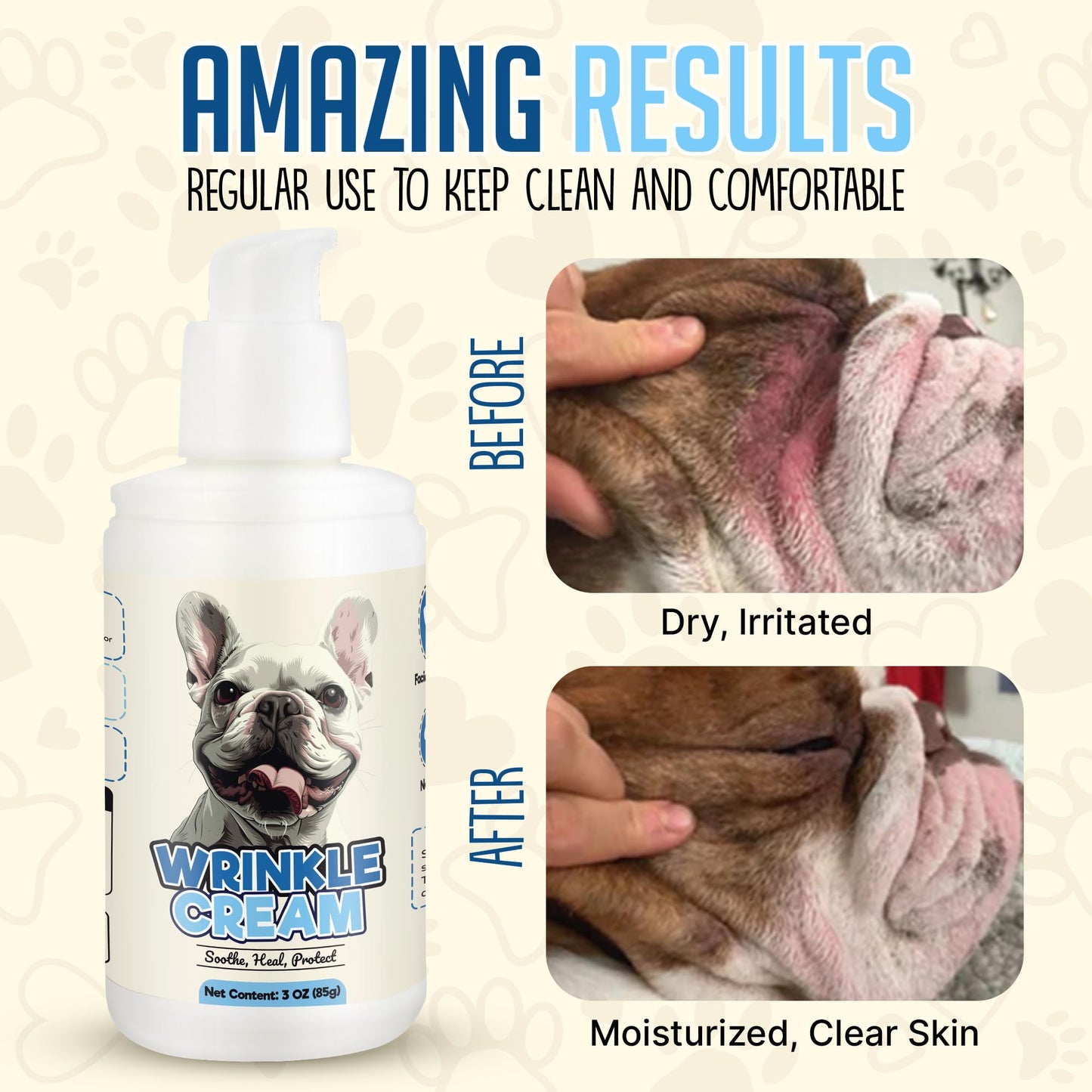 Dog Wrinkle Paste – Soothing Cream for Itchy Skin & Hot Spots