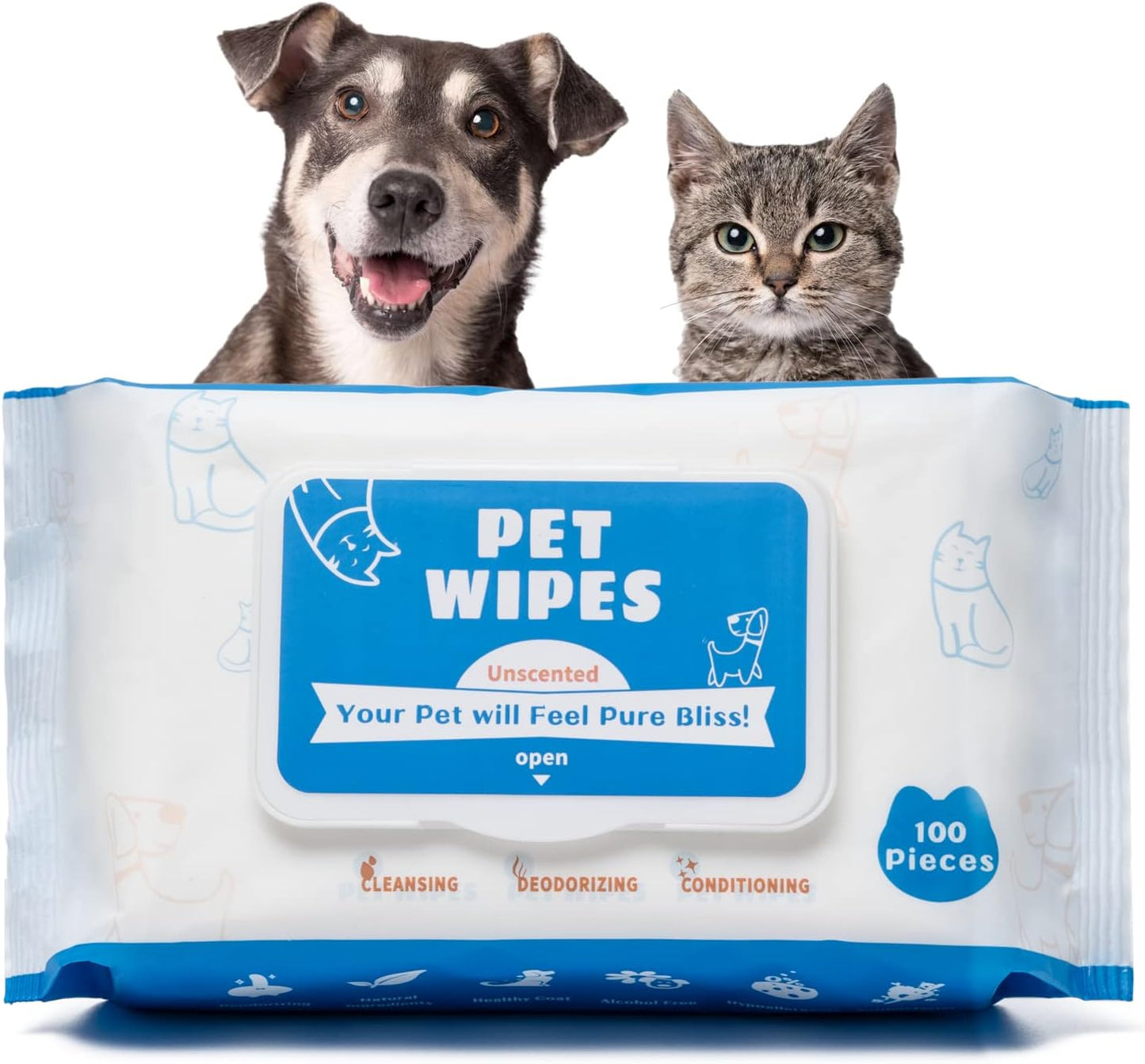 Dog Cat Grooming Wipes