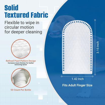 Dog Teeth Cleaning Finger Wipes