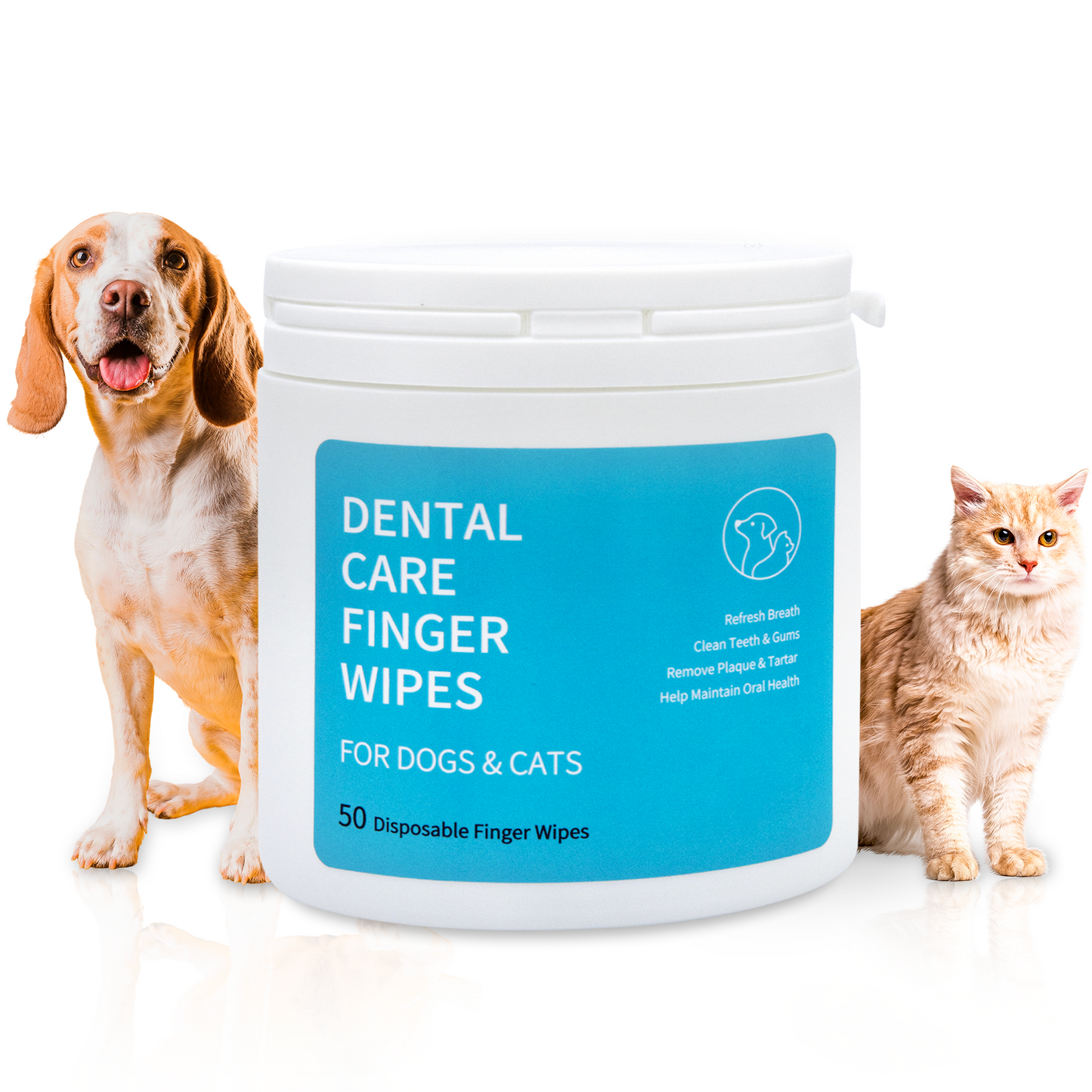 Dog Teeth Cleaning Finger Wipes
