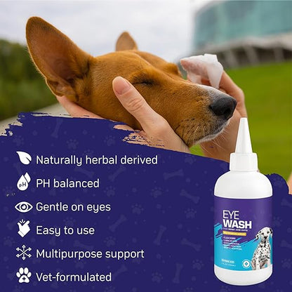 Veksun Pet Eye Wash – 200ml Natural Formula