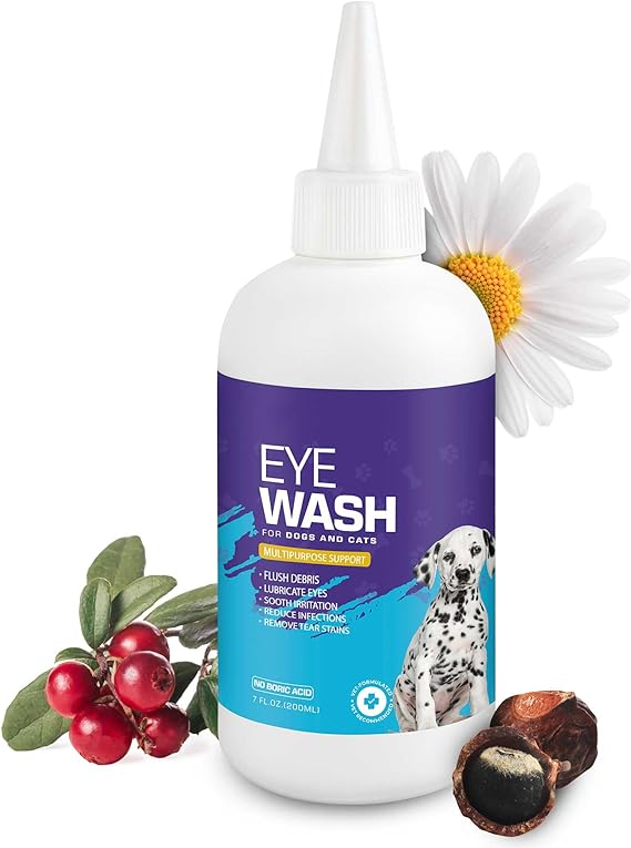 Veksun Pet Eye Wash – 200ml Natural Formula