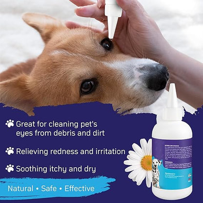 Veksun Pet Eye Wash – 200ml Natural Formula