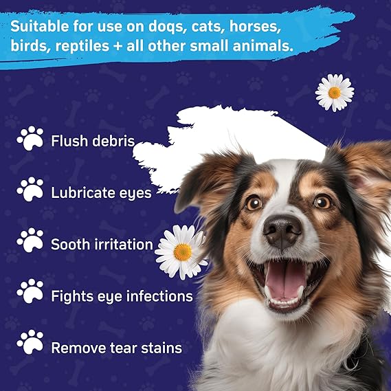 Veksun Pet Eye Wash – 200ml Natural Formula