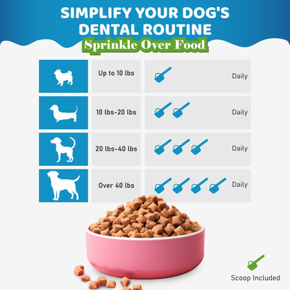 Dog Teeth Cleaning Powder – Tartar Remover & Fresh Breath